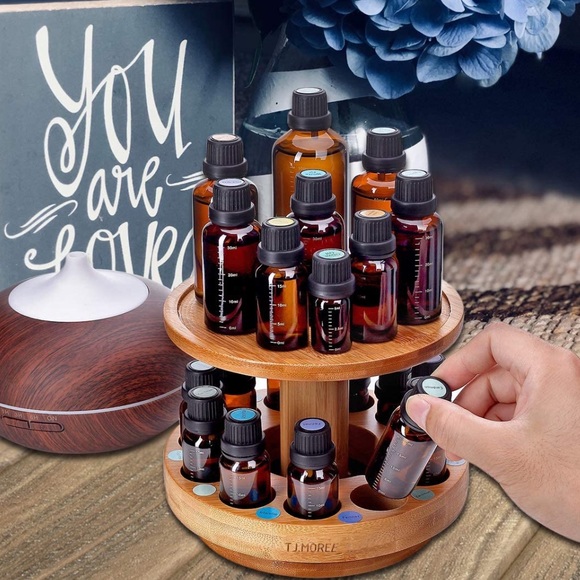 🎀Essential Oil Wooden Carousel Holder Doterra🎀 - Picture 1 of 4